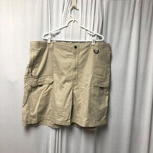Wrangler Hiker Shorts Mens Size 48 Durable Canvas Multi-Pocket Comfort Waist NEW